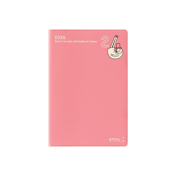 2026年1月始まり】 ポケットダイアリー<ミニ> オジサン柄 | イオン