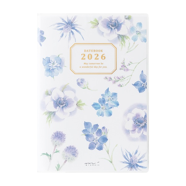 2026年1月始まり】 ポケットダイアリー<B6> カントリータイム 花柄