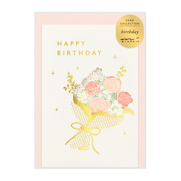 カード 窓付き 誕生日 花束柄 | イオンスタイルオンライン 衣料