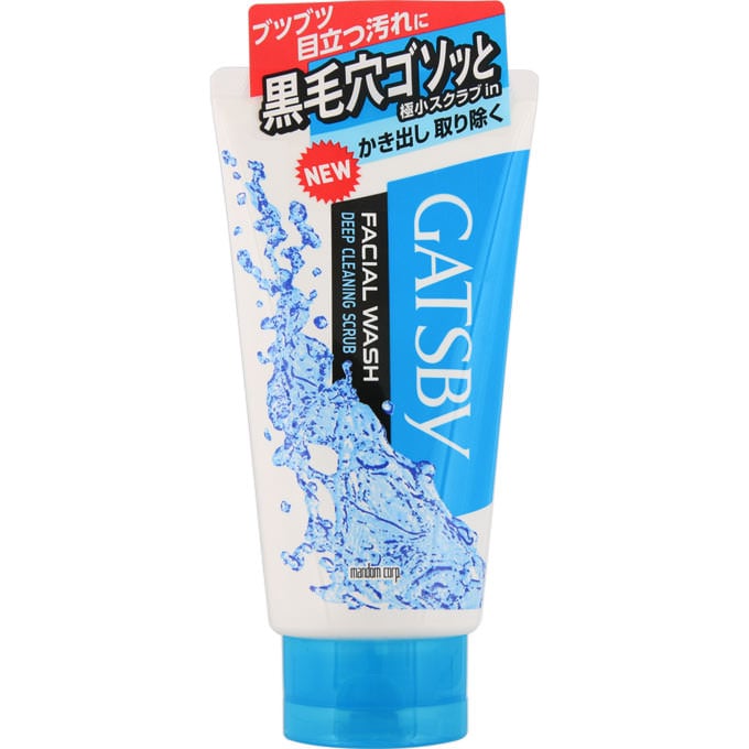 ギャツビー フェイシャル W 130g ギャツビー GATSBY マンダム(ディープクリーニングスクラブ 130g)