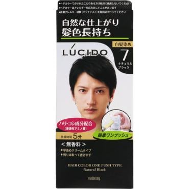 ルシード ワンプッシュケアカラー 1セット ルシード LUCIDO マンダム 【医薬部外品】(ナチュラルブラック)