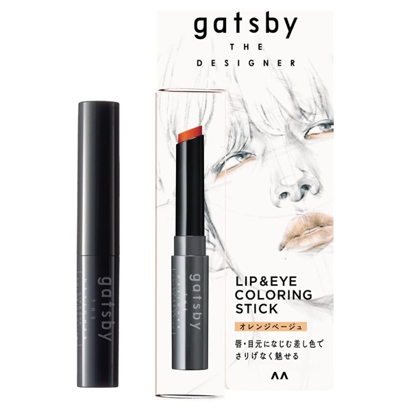 ギャツビー ザ デザイナー リップ&アイカラーリングスティック 0.9g