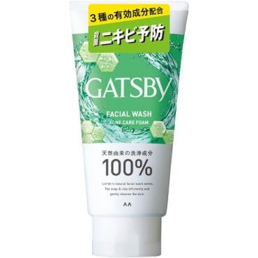 ギャツビー フェイシャルウォッシュ 薬用トリプルケア アクネフォーム 130g ギャツビー GATSBY マンダム 【医薬部外品】