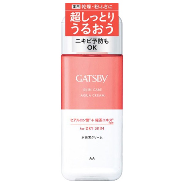 ギャツビー 薬用 スキンケアアクアクリーム 200ml ギャツビー GATSBY マンダム 【医薬部外品】(200ml)