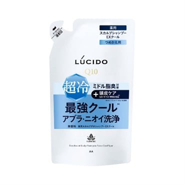 ルシード 薬用 スカルプデオシャンプー EX クールタイプ つめかえ用 380ml ルシード LUCIDO マンダム 【医薬部外品】