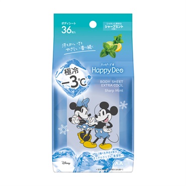 ハッピーデオ ボディシート 極冷 36枚 ハッピーデオ Happy Deo
