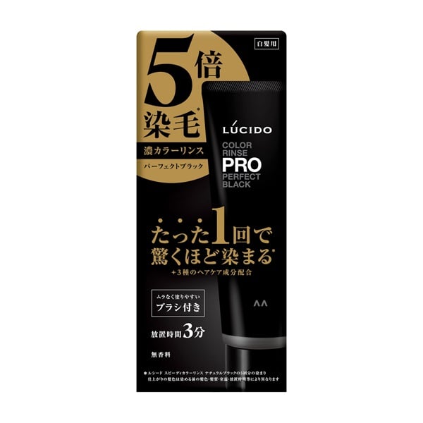 ルシード カラーリンスPRO パーフェクトブラック 120g LUCIDO マンダム(120g)