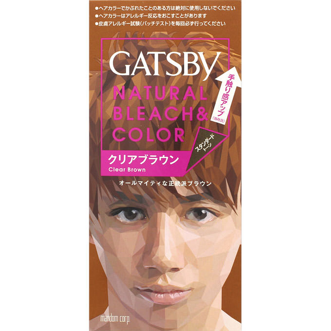 ギャツビー ナチュラルブリーチカラー 1組 ギャツビー GATSBY マンダム 【医薬部外品】(クリアブラウン)