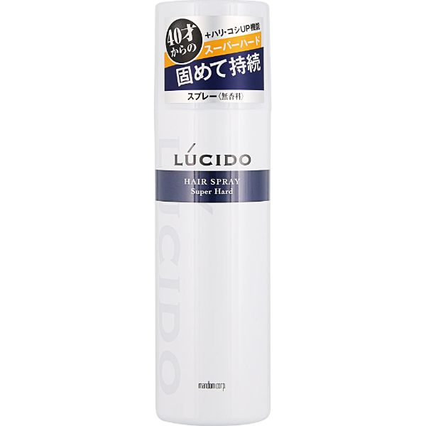 ルシード ヘアスプレー スーパーハード 180g ルシード LUCIDO マンダム(4902806451917)