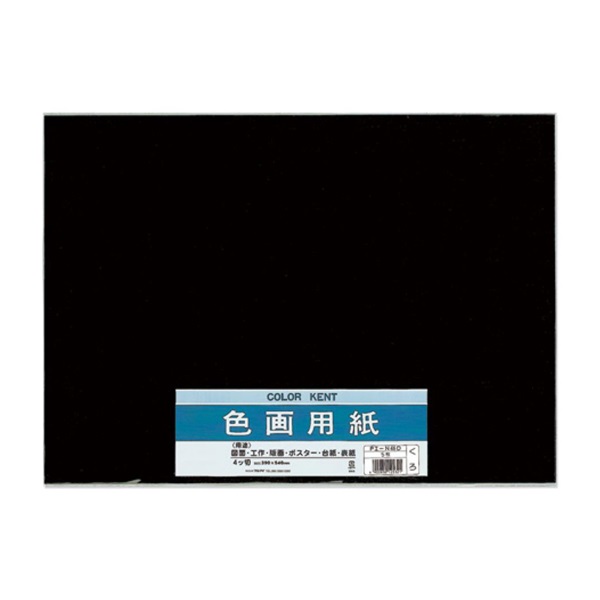 色画用紙(Pエ‐N46D/N461 くろ)