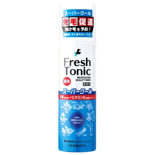 柳屋 薬用育毛 フレッシュトニック 無香料 スーパークール 190g Fresh