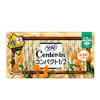ソフィ センターイン コンパクト1/2 金木犀の香り 多い昼～ふつうの日用 スリム 羽つき 21.5cm 22枚 Sofy ユニ・チャーム 【医薬部外品】