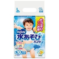 ムーニー 水あそびパンツ ブルー L 10枚入