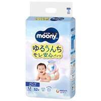 ムーニーマン ゆるうんち モレ安心パンツ Mサイズ 52枚 紙おむつ