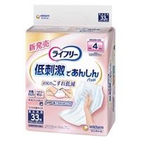 ライフリー お肌に低刺激であんしん尿とりパッド 4回吸収 33枚 ユニチャーム(33枚)