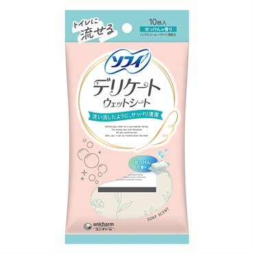 ソフィ デリケートウェットシート 10枚 Sofy ユニ・チャーム | イオン