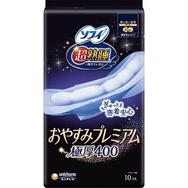 ソフィ 超熟睡 おやすみプレミアム 極厚 ユニ・チャーム(400/10枚入)