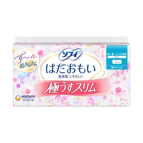 ソフィ はだおもい 極うすスリム(羽なし 21cm 27コ入)