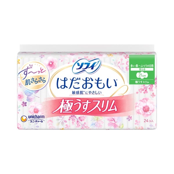 ソフティ はだおもい 極うすスリム 27枚入×24袋 ソフィ はだおもい 極うすスリム | イオンスタイルオンライン 衣料品