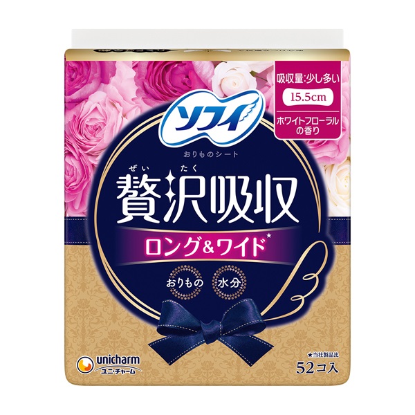 ソフィKiyora贅沢吸収ホワイトフローラル少し多い用52枚(52枚)