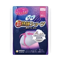 ソフィ 超熟睡ショーツ 特に多い夜用 オーガニックコットン100 M~L
