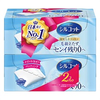 シルコット なめらか仕立て コットン 82枚×2個(82枚×2個)