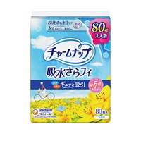 チャームナップ 吸水さらフィ パンティライナー(安心用 3cc 17.5cm 無香料 80枚入)