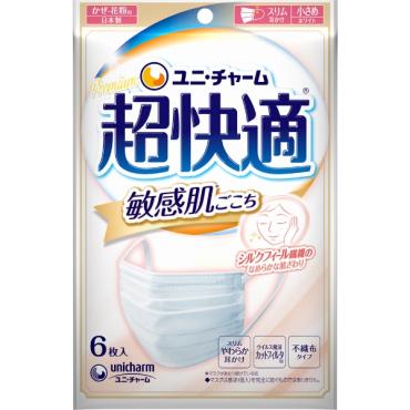 超快適マスク 敏感肌ごこち 小さめ 6枚 超快適マスク ユニ・チャーム