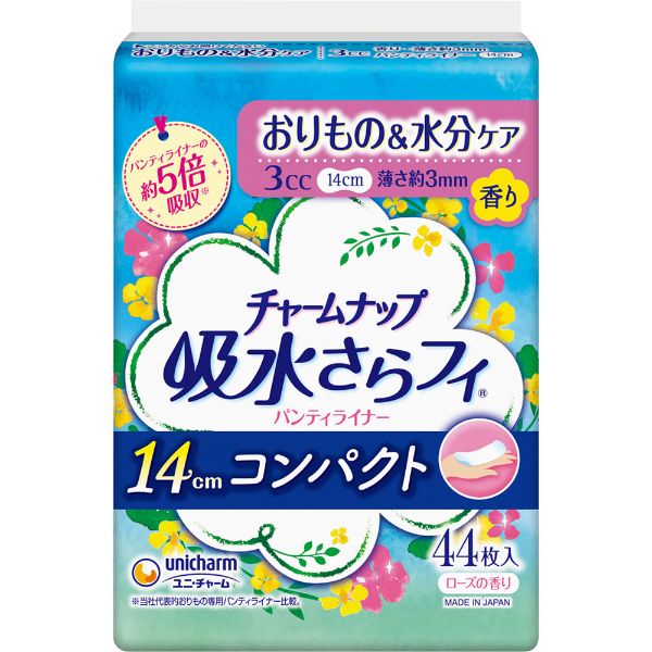 チャームナップ 吸水さらフィ パンティライナー コンパクト 44枚
