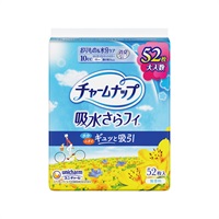 チャームナップ 吸水さらフィ パンティライナーロング(無香料 52枚入)