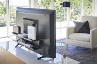 山崎実業　スマート　テレビ裏収納ラック　ブラック(ブラック)