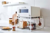 E-36351 白いトースターラック　奥行32　箱未開封品 山崎実業 トースターラック プレート ホワイト 5186 | イオン