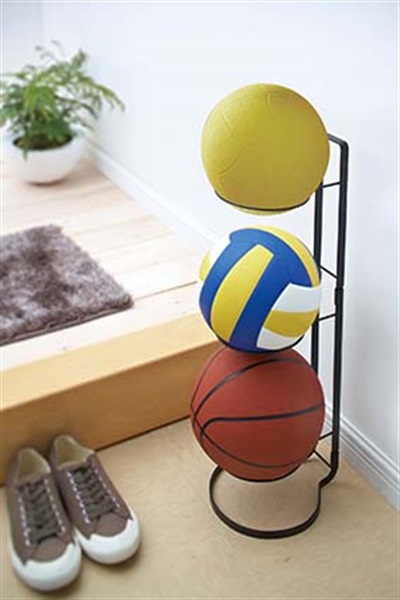 山崎実業 ボールスタンド フレーム ブラック 7290 | イオンスタイル