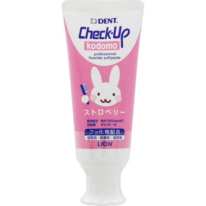 DENT. チェックアップ コドモ ストロベリー 60g デント DENT. ライオン