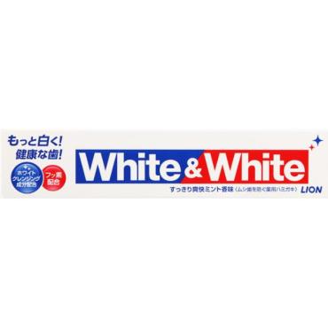 ホワイト&ホワイト 150g ホワイト&ホワイト ライオン 【医薬部外品】
