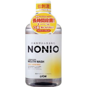 ライオン NONIO（ノニオ）マウスウオッシュ 600ml(ライトハーブミント600ml)