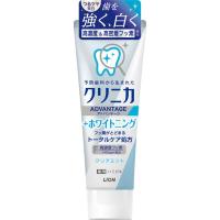 クリニカ アドバンテージ +ホワイトニング ハミガキ クリアミント 歯磨き粉 130g クリニカ ライオン 【医薬部外品】(クリアミント)