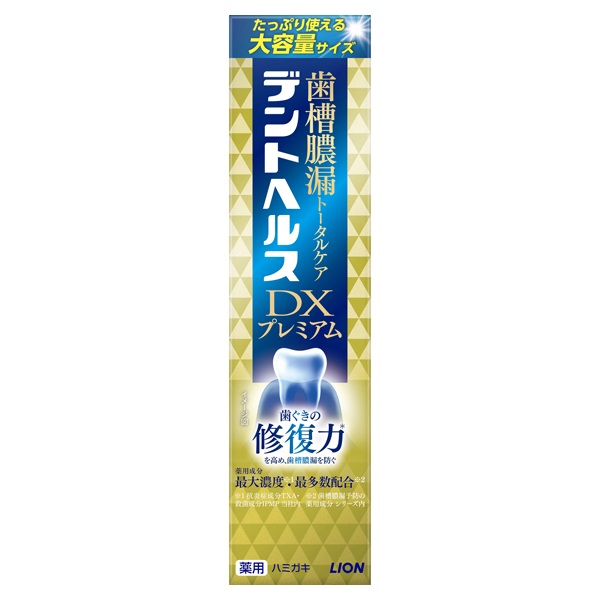 デントヘルス 薬用ハミガキ DX プレミアム 120g ライオン 【医薬部外品