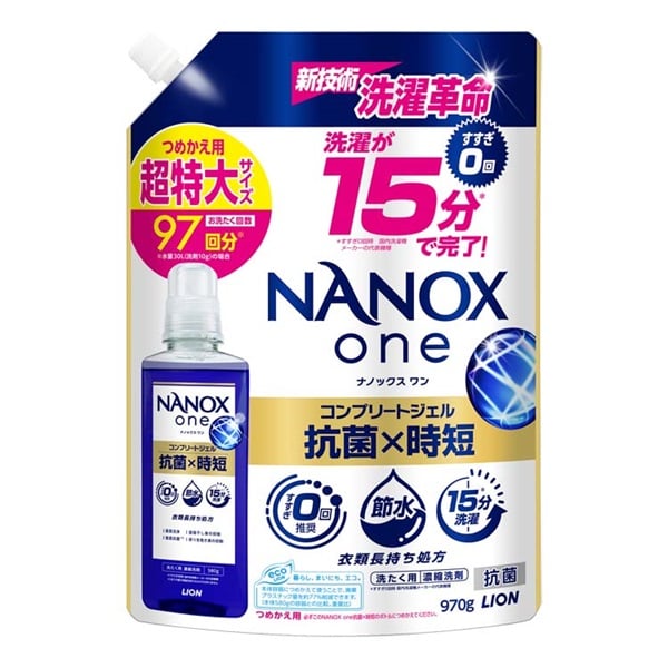 NANOX one 抗菌×時短 つめかえ用 超特大 970g ナノックス ライオン