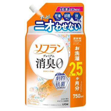 ソフラン プレミアム消臭 つめかえ用 特大 750ml ライオン(アロマソープの香り)
