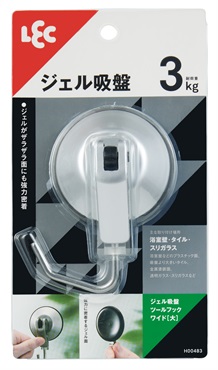 レック　ジェル吸盤ツールフックワイド　耐荷重