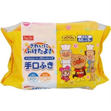 Lec.Be アンパンマン?手口ふき 60枚入×3個