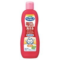 ペットキレイ 毎日でも洗える リンスインシャンプー 猫用 330ml ライオンペット(330ml)