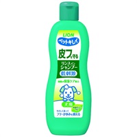 ペットキレイ 皮フを守るリンスインシャンプー 犬用 ボトル 330ml ライオンペット(330ml)