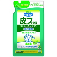 ペットキレイ 皮フを守るリンスインシャンプー 犬用 つめかえ用 400ml ライオンペット(400ml)