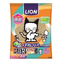 ニオイをとる おから砂 5L  ライオン(4903351002890)