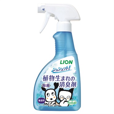 シュシュット! 植物生まれの消臭剤 無香料 400ml ライオンペット