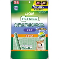 ペットキス食後の歯みがきガムシニア ライオンペット(シニア小型犬用)