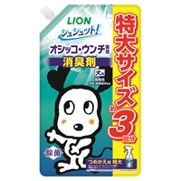 シュシュット! オシッコ・ウンチ専用 消臭剤 犬用 つめかえ用 特大 720ml ライオンペット(720ml)