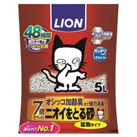 ニオイをとる砂 7歳以上用 鉱物タイプ 5L ライオンペット | イオン